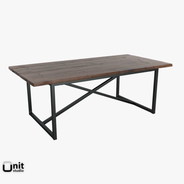 Salvaged Boatwood Rectangular Table by Restoration Hardware