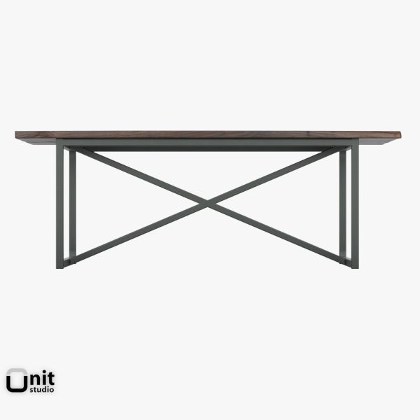 Salvaged Boatwood Rectangular Table by Restoration Hardware