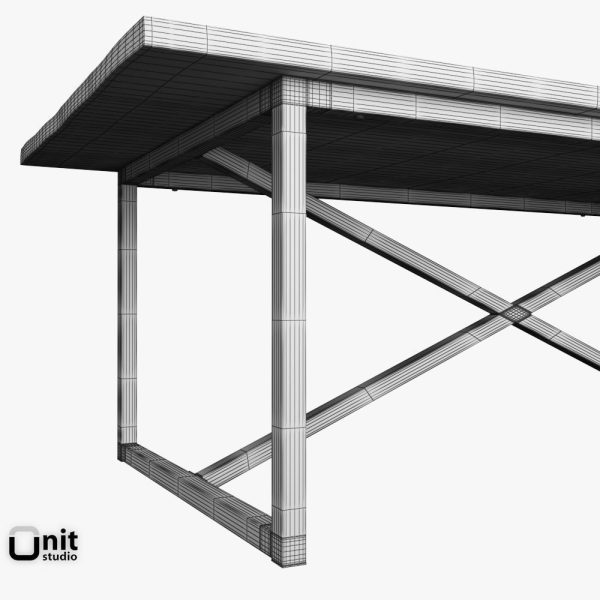 Salvaged Boatwood Rectangular Table by Restoration Hardware