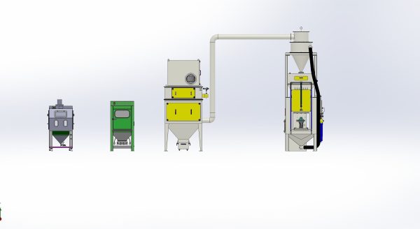 Sand blasting equipment