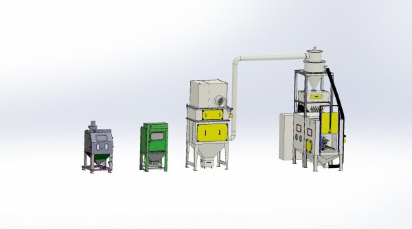 Sand blasting equipment