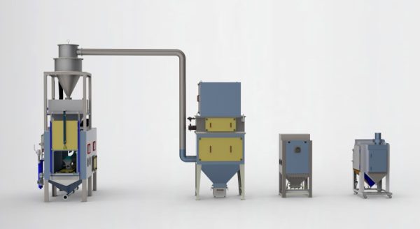 Sand blasting equipment