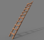 Scaffolding PBR Game Ready wooden tower