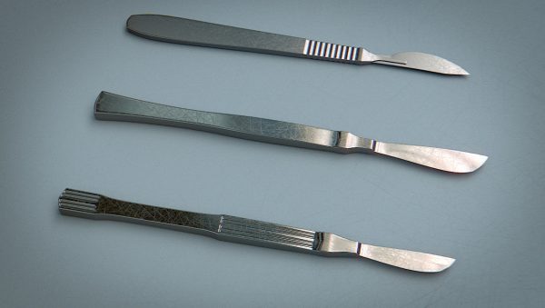 Scalpel and Retractor - Medical Instruments