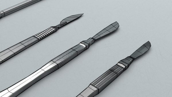 Scalpel and Retractor - Medical Instruments
