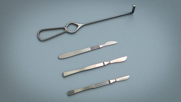Scalpel and Retractor - Medical Instruments