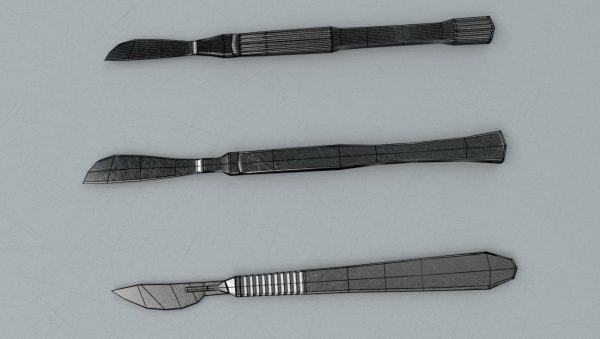 Scalpel and Retractor - Medical Instruments