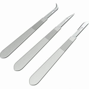 Scalpel handle and blade
