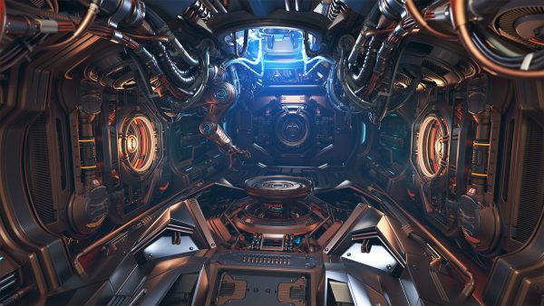 Sci - Fi Assembly Lab - Rigged