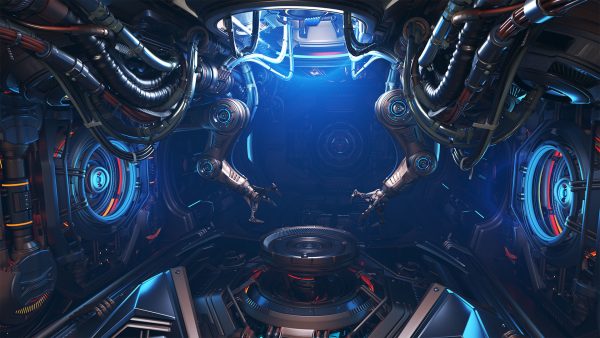 Sci - Fi Assembly Lab - Rigged