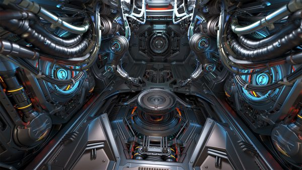 Sci - Fi Assembly Lab - Rigged