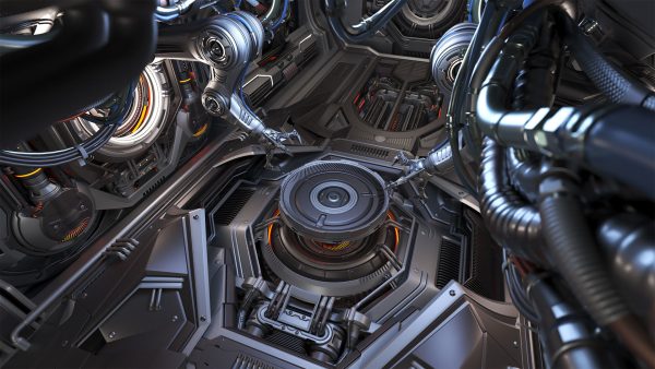 Sci - Fi Assembly Lab - Rigged