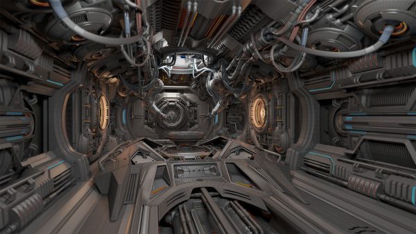 Sci - Fi Assembly Lab - Rigged