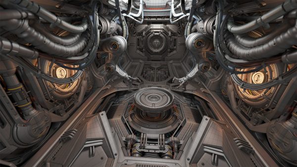 Sci - Fi Assembly Lab - Rigged