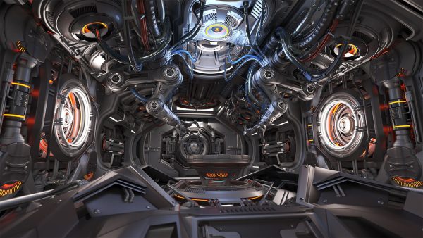 Sci - Fi Assembly Lab - Rigged
