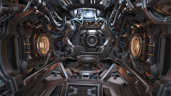 Sci - Fi Assembly Lab - Rigged