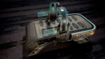 Sci Fi Bed  - Cyberpunk  concept - PBR