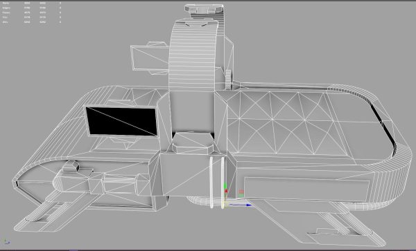 Sci Fi Bed  - Cyberpunk  concept - PBR