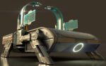 Sci Fi Bed  - Cyberpunk  concept - PBR