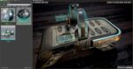 Sci Fi Bed  - Cyberpunk  concept - PBR