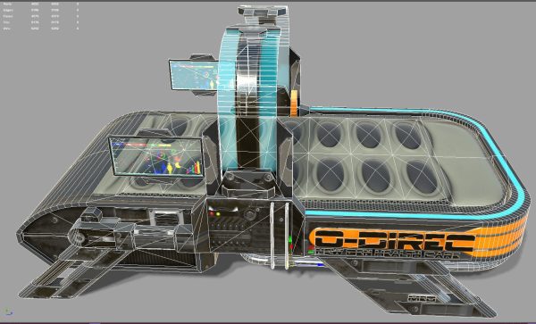Sci Fi Bed  - Cyberpunk  concept - PBR