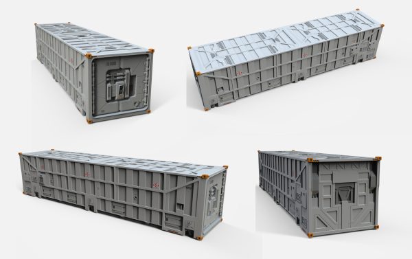 sci fi Cargo Container 1