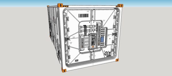 sci fi Cargo Container 1