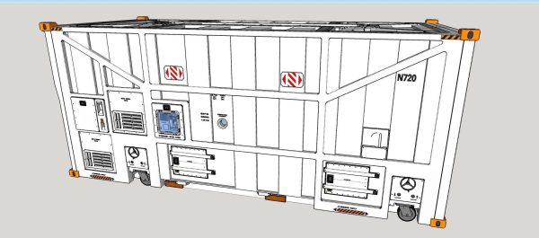 sci fi Cargo Container 1