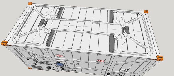 sci fi Cargo Container 1