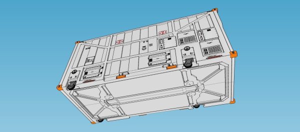 sci fi Cargo Container 1