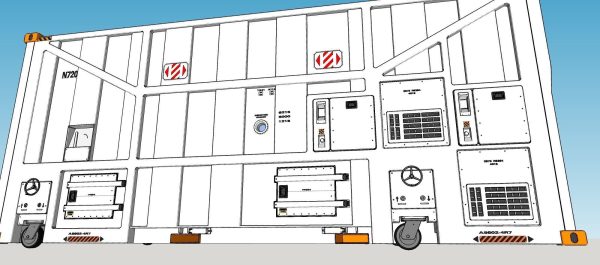 sci fi Cargo Container 1