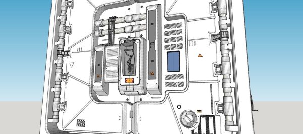 sci fi Cargo Container 1