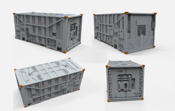 sci fi Cargo Container 1