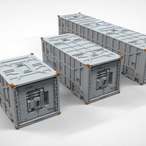 sci fi Cargo Container 1