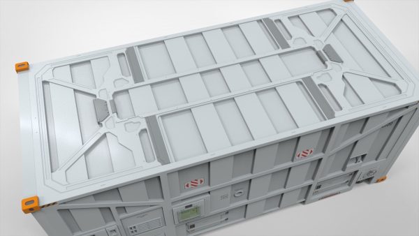 sci fi Cargo Container 1