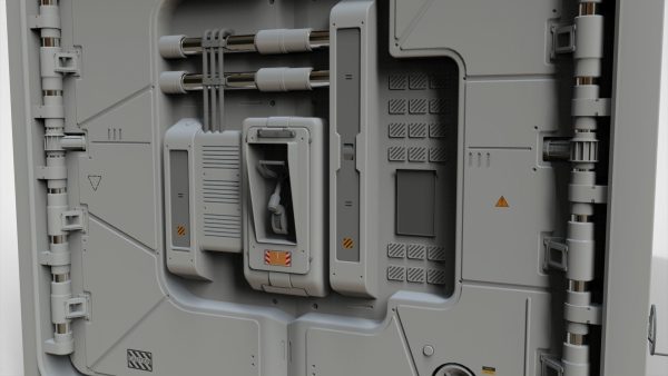 sci fi Cargo Container 1