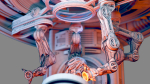 Sci - Fi Circular Construction Pod - Rigged