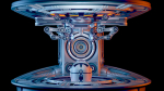 Sci - Fi Circular Construction Pod - Rigged