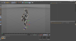 Sci-Fi Combat Robot Character with Weapon