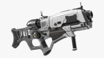 Sci-Fi Combat Robot Character with Weapon