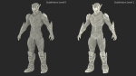 Sci-Fi Combat Robot Yellow