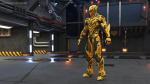 Sci-Fi Combat Robot Yellow