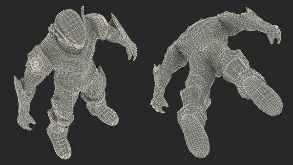 Sci-Fi Combat Robot Yellow