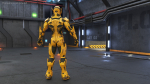 Sci-Fi Combat Robot Yellow
