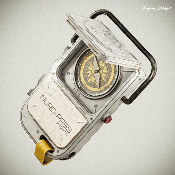Sci-fi Compass V1 PBR