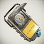 Sci-fi Compass V1 PBR