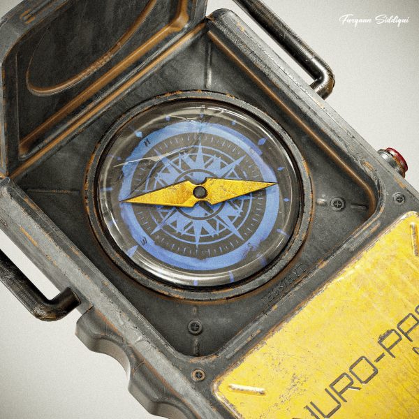 Sci-fi Compass V1 PBR