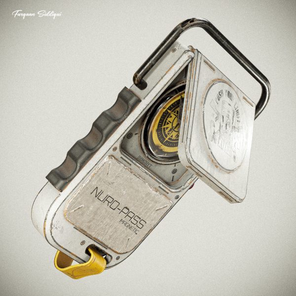 Sci-fi Compass V1 PBR