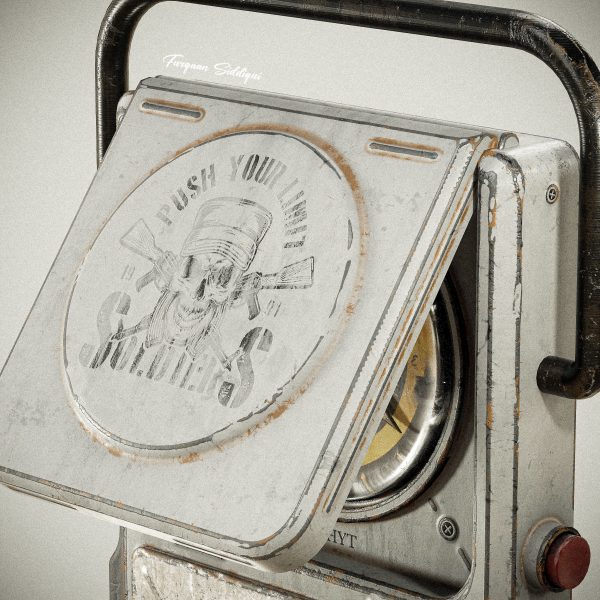 Sci-fi Compass V1 PBR