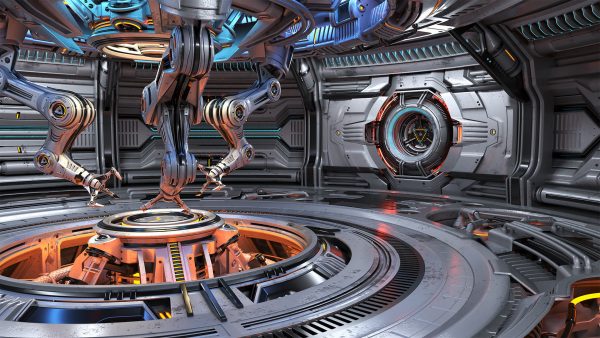 Sci-Fi Construction Lab - Rigged
